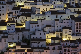 The White Town of Casares clings to a steep hillside