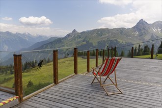 Terrace of the Berghof Golm at Golmer Joch