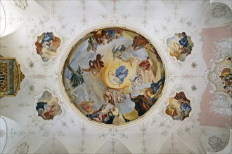 Ceiling frescoes by Franz Joseph Spiegler