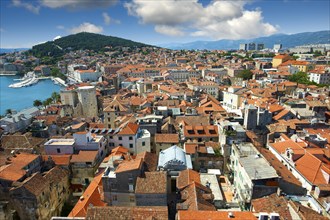 Roof top view of Split