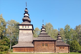 Old wooden Christian church