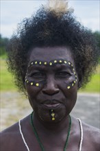 Traditional painted face