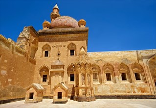 Courtyard of the semi-ruinded Ishak Pasha Palace