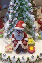 Santa Claus figure made of marzipan