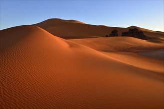 Dunes of Tin Merzouga in the morning light