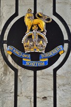 Coat of arms of the King's Own Scottish Borderers infantry regiment