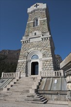 Tower monument and Ossario del Pasubio military cemetery
