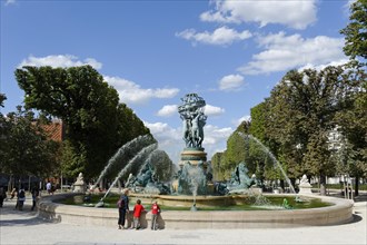 Carpeaux Fountain or Fontaine des Quatre-Parties-du-Monde