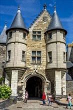 Entrance of the fortified gateway of the Chatelet