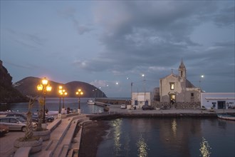 Port of Marina Corta and the Church of Anime del Purgatorio