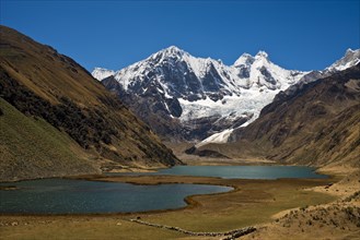 The mountain lakes Lagunas Jahuacocha