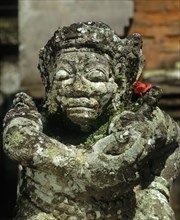 Head of a demon in a temple