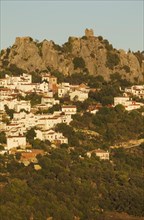 The White Town of Gaucin below a Moorish fort