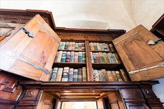 Medieval bookcase at Prague Castle