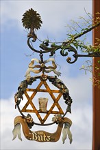 Hanging sign of the inn 'Zum Butz'