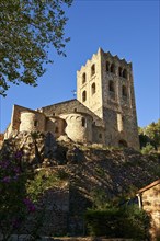 First Romanesque or Lombard Romanesque style Abbey of Saint Martin-du-Canigou