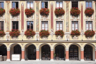 Steuerhaus on the market square of Memmingen