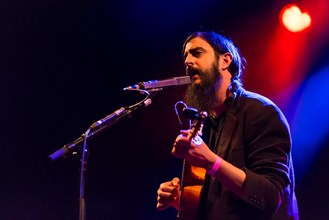 Australian singer and songwriter Scott Matthew performing live in the Schuur concert hall