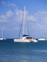 Sailing yachts in Rodney Bay