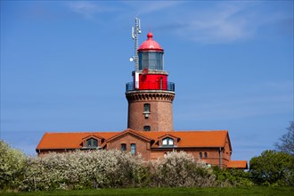 Bastorf lighthouse in spring