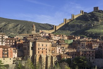 Historic centre with a part of the city walls of Albarracin