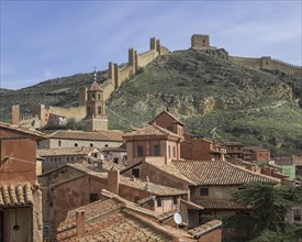 Historic centre with a part of the city walls of Albarracin