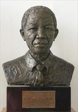 Bust of Nelson Mandela