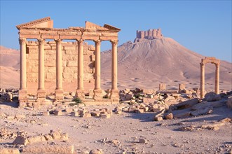 Funerary temple in the morning light