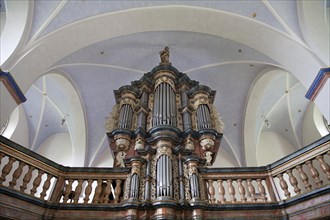 Organ in the baroque Church of St. Pancras