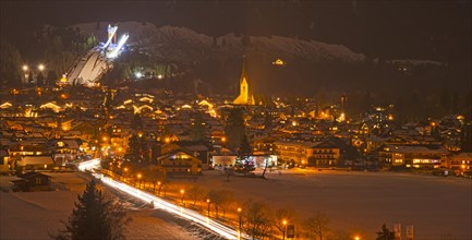 Oberstdorf at night