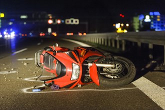 Fatal motorcycle accident on the B27 road near Leinfelden-Echterdingen