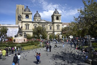 Cathedral on Plaza Murillo square