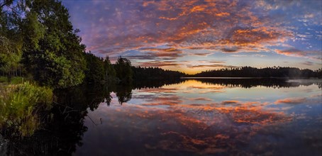 Sunrise at a lake