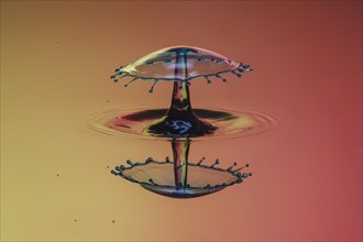 Three drops collide