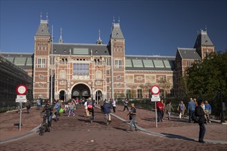 Rijksmuseum museum on Museumplein square