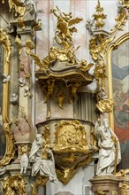 Pulpit by J.B. Straub in the nave