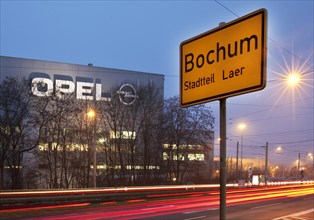 Bochum town sign