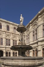 Opera fountain at the Vienna State Opera