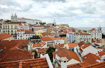 View from Jardim do Castelo de Sao Jorge across the Alfama district