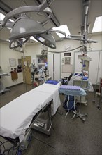An operating room ready for an operation at Karmanos Cancer Institute