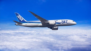 All Nippon Airways Boeing 787-8 Dreamliner in flight