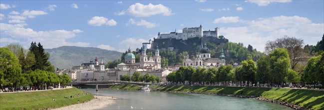 Historic centre with Hohensalzburg Fortress and Salzburg Cathedral