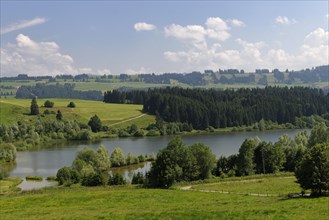 Northern shore of Rottachspeicher reservoir
