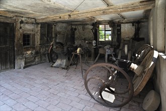 Village blacksmith's workshop