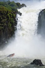 Jetboat underneath the Iguazu Falls