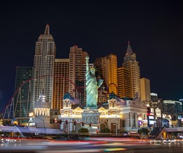 New York New York Hotel and Casino at Night