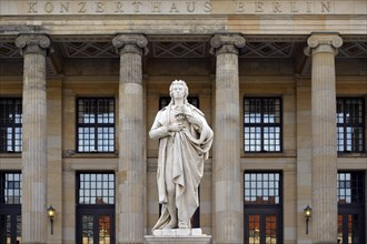 Statue of Friedrich Schiller in front of Konzerthaus Berlin