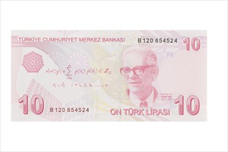 Turkish ten lira banknote