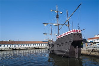 Old schooner in the harbour