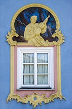 Window with stucco and Luftlmalerei